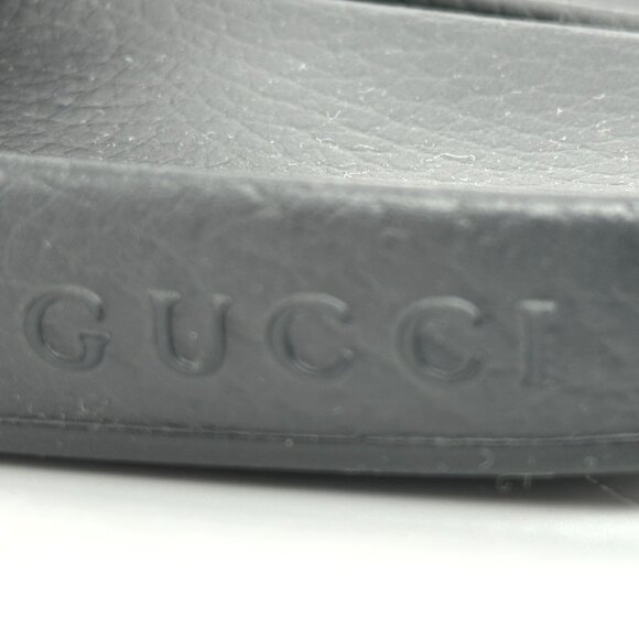 Gucci Pursuit Floral Bloom GG Logo Supreme Rubber Pool Slides Mules Sandals - Picture 13 of 16